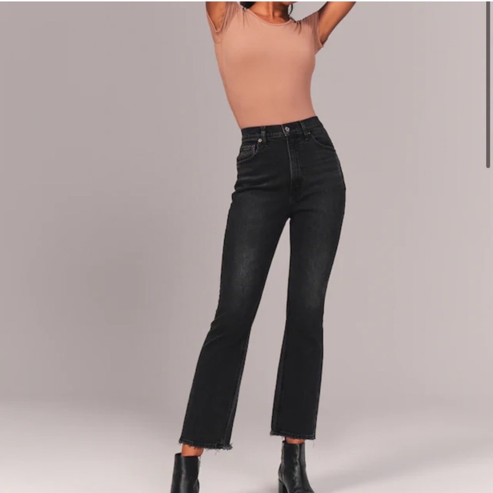 Abercrombie & Fitch High Rise Black Jeans